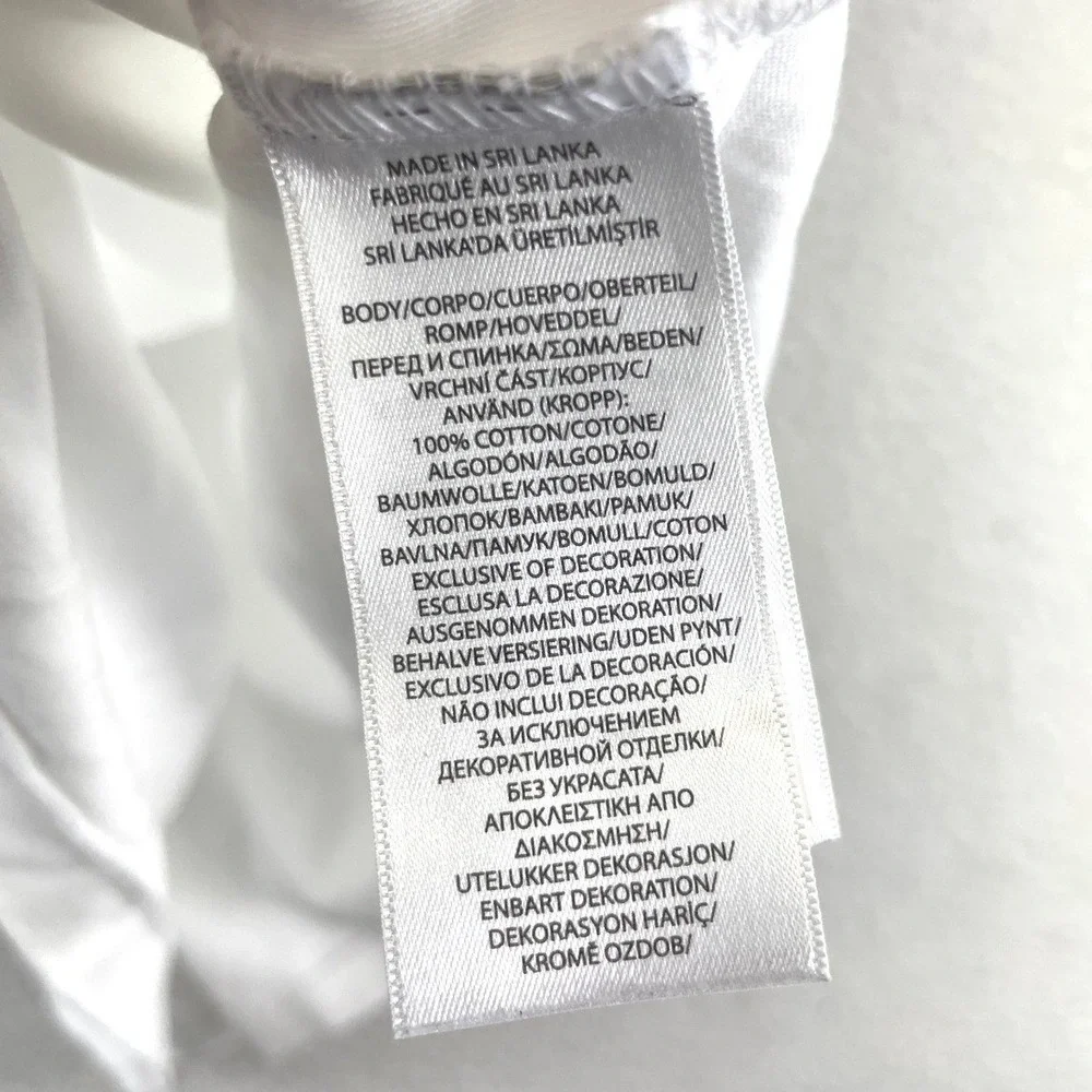 Polo Ralph Lauren Custom Slim Fit Polo Shirt Mens XL White Striped Collar Preppy